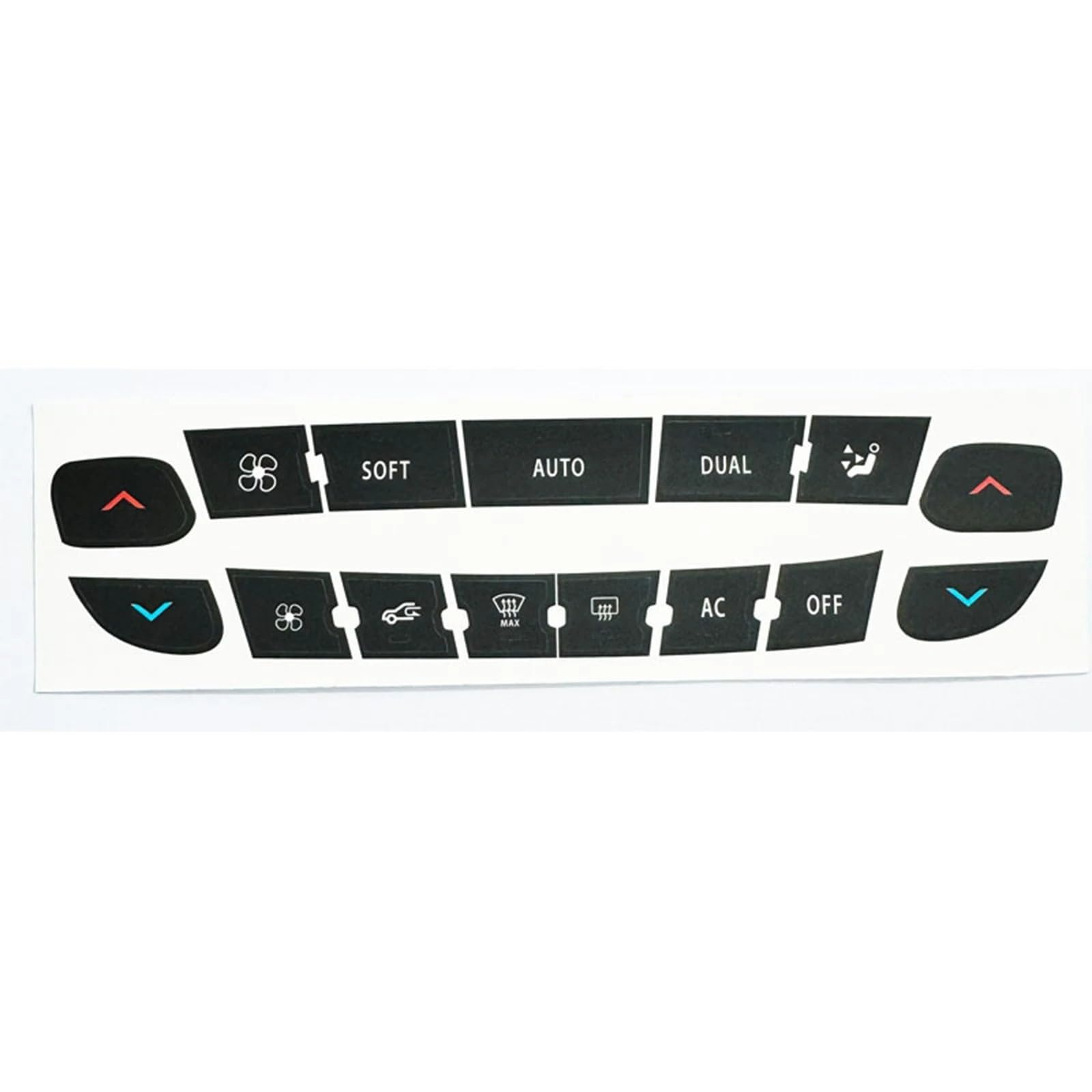 Dash Button Stickers Compatible with Megane for Master for Scenic Air Conditioning Control Panel Button Repair Sticker