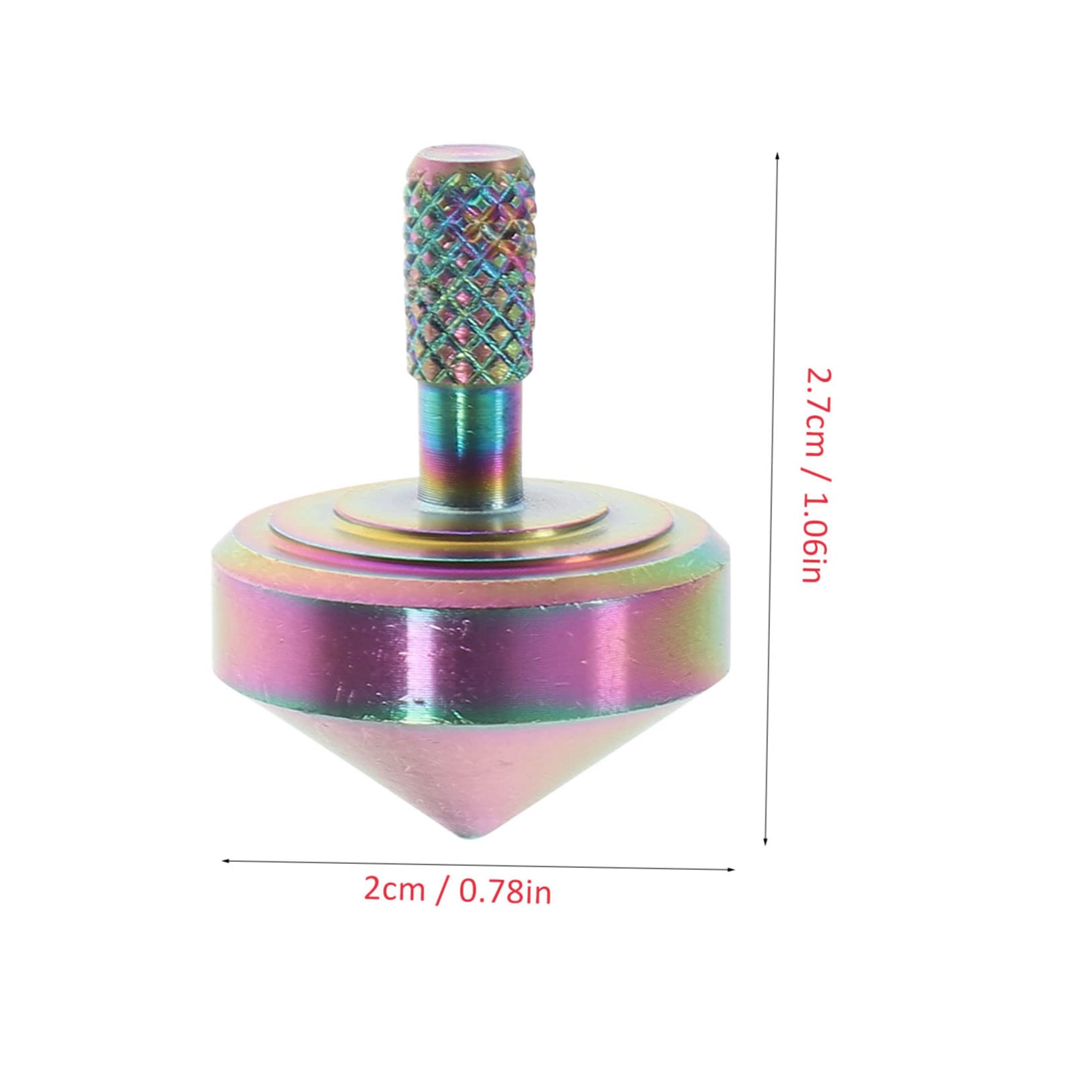 Toddmomy Gyro Top Mini Desktop Gyroscope Toy Portable Metal Gyro Wheel for Boys and Girls