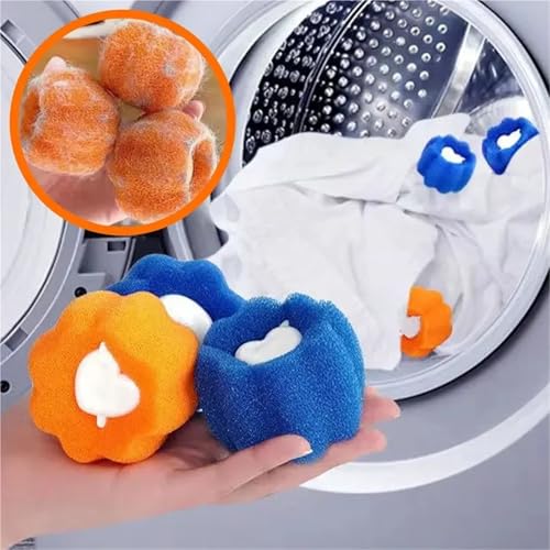 Bolas lavandería reutilizables para acabar con pelusas en la ropa 3