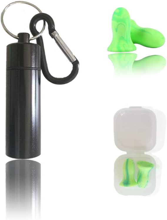 Sleeping Earplugs, Ear Plugs,36dB Highest NRR, Comfortable Hearing Protection for Shooting,Swimming, Shooting, Work and Concerts-2Pairs. (Green-99)