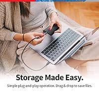 Toshiba Canvio Basics HDTB520XK3AA Externe Festplatte, 2 TB, USB 3.0, Schwarz – Ansicht 3