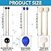 Cindeer 3 Pcs Pairs Drum Mallet 1 Blue Hard Yarn Head Keyboard Marimba Mallets 1 Black Rubber Bell 1 Mallets Wool Felt Drum Stick for Percussion Bass Timpani Instrument Bell Glockenspiel