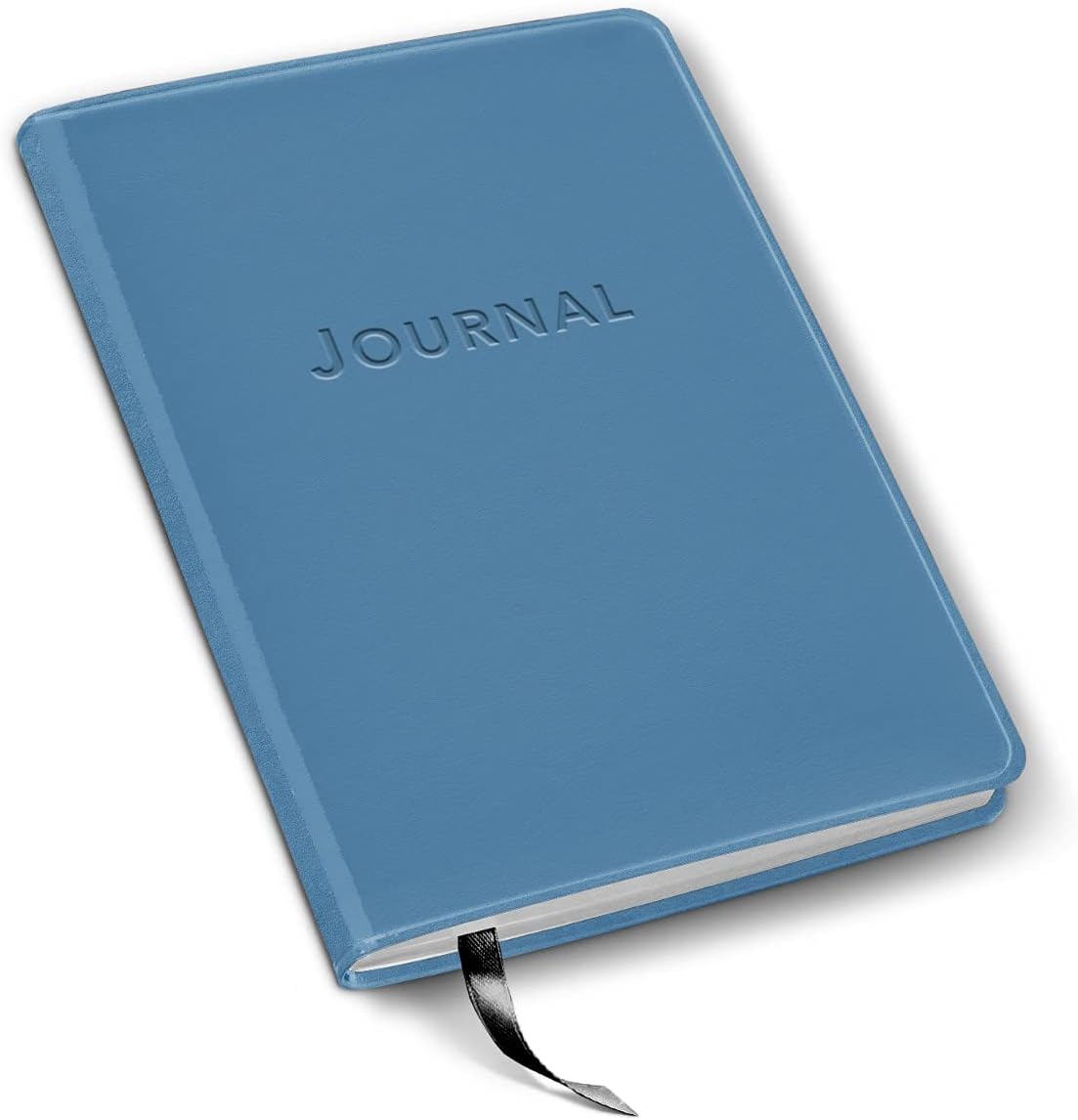 Gallery Leather Harbor Faux Leather Desk Journal Ruled - Cambridge Reef Blue