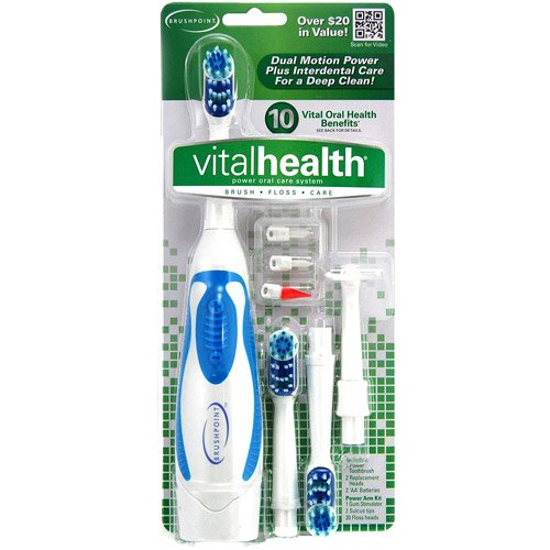 Buy Brushpoint Vital Health Power Oral Care System, Color Will Vary
