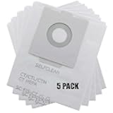 5-PACK 497540 Vacuum Bags for Festool Disposable Dust Liners, CT 48 Dust Extractor, Replace Self Clean Filter Bags, Shop Vacuum Accessories