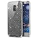 Produktbild Homikon 360 Grad TPU Silikon Hülle Bling Glänzend Glitzer Strasshülle KomplettDurchsichtige Handyhülle Fullbody Vorne Hinten Rundum Etui Kompatibel mit Samsung Galaxy A5 2018/A8 2018 - Schwarz