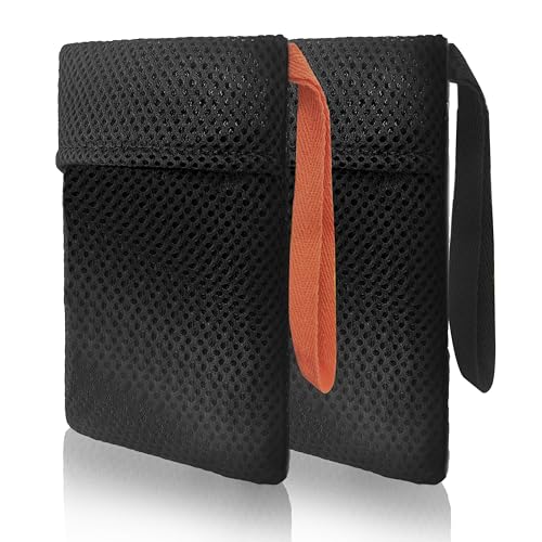 Beiskll 2 Stück Seifenbeutel Peeling-Schwamm Schwarz