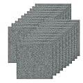 Orgthin 20Pcs Carpet Tiles Peel and Stick, Self Adhesive Carpet Floor Tile 12” x 12”, Light Grey Soft Padded Flooring Sticker, Home Decor for Bedroom Living Room Office, 20 sq ft per Box