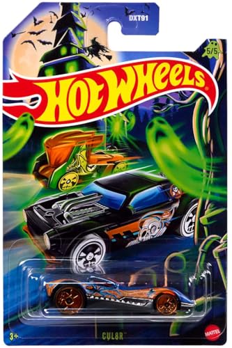 Set Hot Wheels Halloween Spooky Series 5 Autos Die-Cast miniatura 5