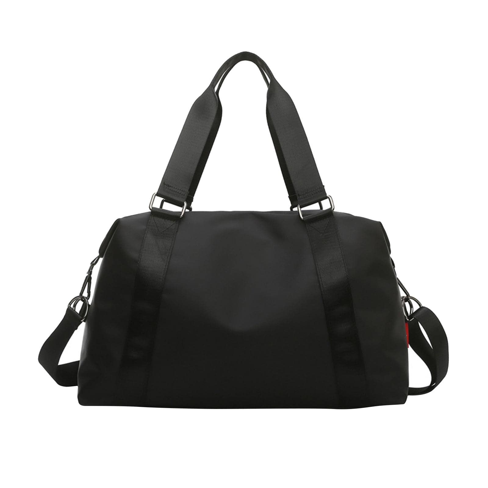 Waterpoof Sports Duffel Gym Bag Weekender Fitness Carry On Backpack Black_L-image-27