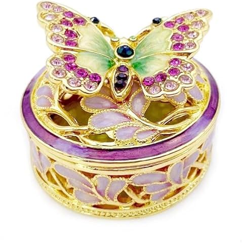 JWT Astyle Butterfly Jewelry Trinket Boxes Cover