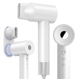 Hair Dryers for Women&comma; 110000 RPM High Speed Blow Dryer&comma; 200 Millions Negative Ionic Hair Dryer&comma; 1600W Quiet Hairdryer for Travel&comma; Hair Dryer with Nozzle&comma; 4 Temp & 3 Speed Setting&comma; White