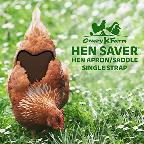 Image of Hen Apron /Saddle, Single Strap, Small /Medium, Brown