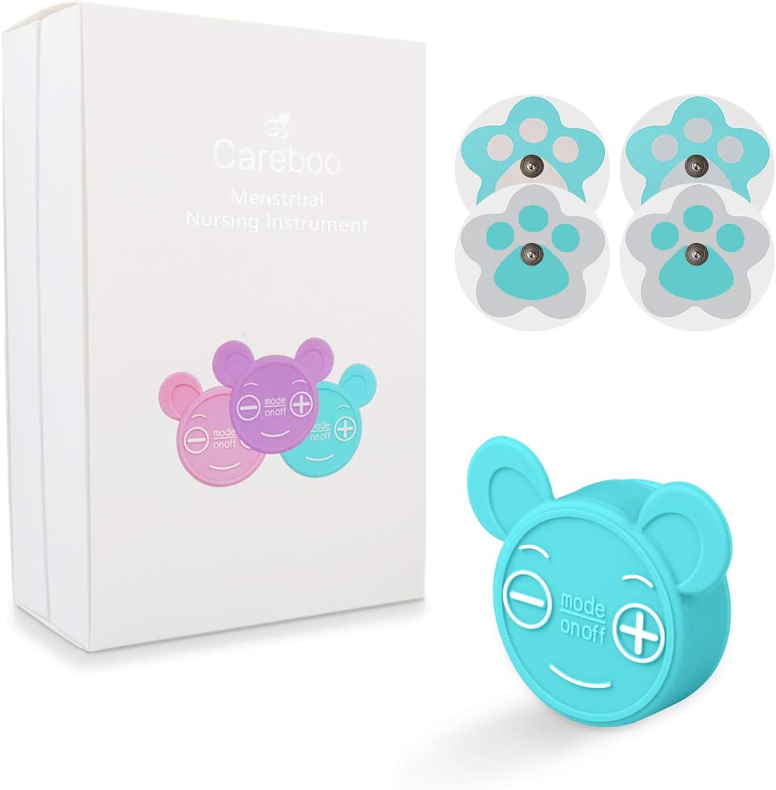 Menstrual Cramps Treatment,Natural Drug Free Device for Period Pain, Period Cramps Equipment, Blue-Green : Health & Household