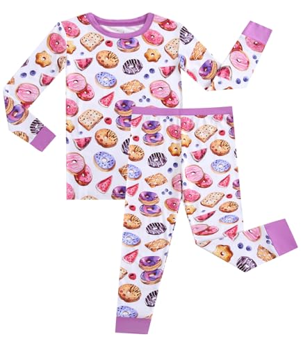 Image of Toddler Boys Girls Clothes, Viscose Made from Bamboo, Long Sleeve Clothing Top and Pants Set Kids Outfit