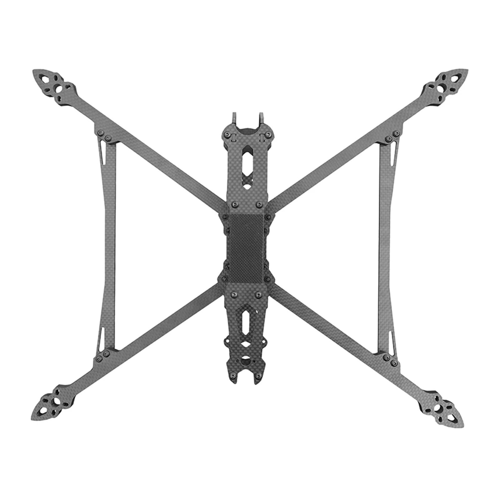MARK V2 8/9/10 Zoll 3K Carbonfaser H-Typ FPV Drohnenrahmen-Kit 367/387/427 mm Radstand for Freestyle-Langstreckenrennen(9inch Frame)