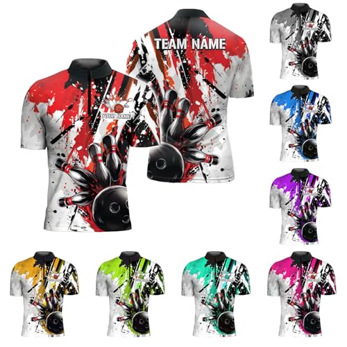 LigtHuy Personalized Bowling Jersey 3D, Bowling Shirts for Team, Bowling Shirt Unisex for Men Women, Bowling Shirts for Men 3 (US, Alpha, Small, 5X-Large, Regular, Regular, Multi 19)