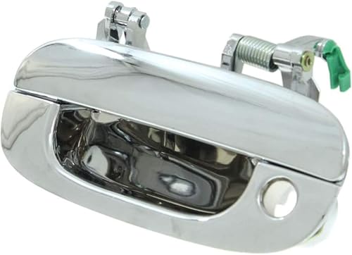Miniatura 5 de KarParts360 Manija de puerta exterior para Dodge Ram 1500 1994-2001 para lado del conductor y del pasajero  Par  Delantero  Todo Cromo  Con orificio