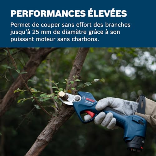 Élagueur Sans Fil Bosch GGP 12V-25 – Moteur Sans Charbons, 4500 Coupes par Charge - vue 6