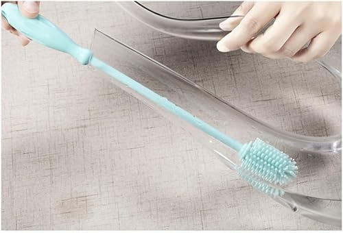 Miniatura 5 de Cepillo de limpieza de botellas de silicona con mango largo, limpiador de botellas de agua de 12.5 pulgadas sin BPA para biberones, Hydro Flask,