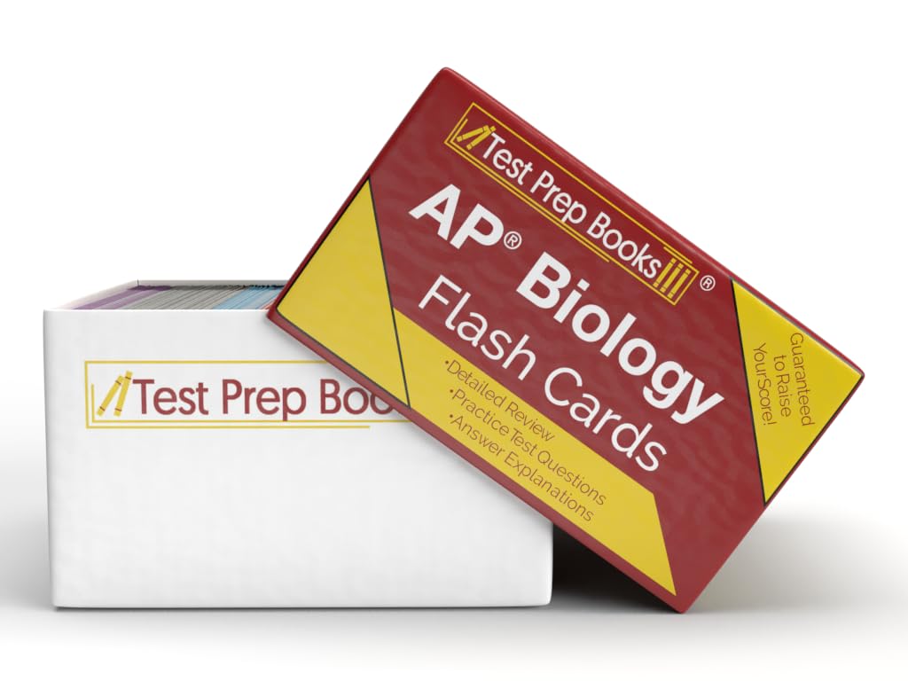 Amazon.com: AP Biology Prep Study Cards: AP Bio Test Prep 2023 and 2024  with Practice Test Questions for Review of The College Board AP Biology  Exam [Full Color Cards] : Test Prep
