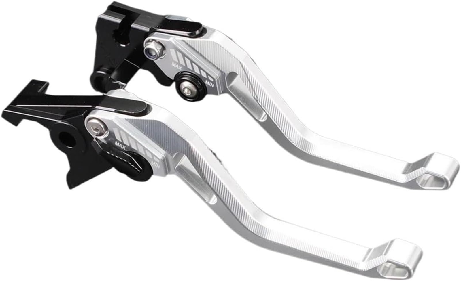 Leviers de freins de moto KLR650 : kit embrayage robuste et ergonomique argent