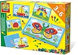 Fördert die Kreativität SES Creative 14898 14898-Mosaikbrett mit Vorlagen