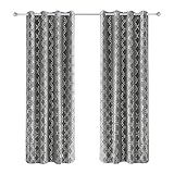 HERVORRAGEND LICHTDICHT: Die Vorhänge bieten eine schön dunkle Privatsphäre und reduzieren Geräusche im Außenbereich, sind ideal für Wohnzimmer und Schlafzimmer. Sie werden nicht mehr durch Sonnenlicht gestört und an Ruhetagen zu früh aufweckt