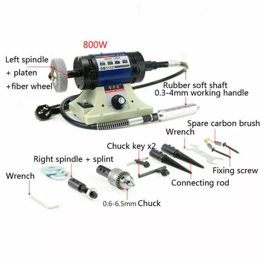 Amazon.co.jp: RUNAAJA 研磨研削盤 220V 800W ベンチ旋盤