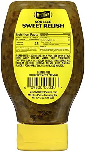 Mt. Olive Sweet Relish, 10 oz