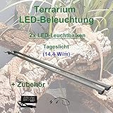 led leuchtbalken aquarium 200 cm natürliche Farbwiedergabe von Tieren und Pflanzen, Gute Photosynthese-Rate da das LED-Licht beide Bereiche abdeckt: Blau und Rot