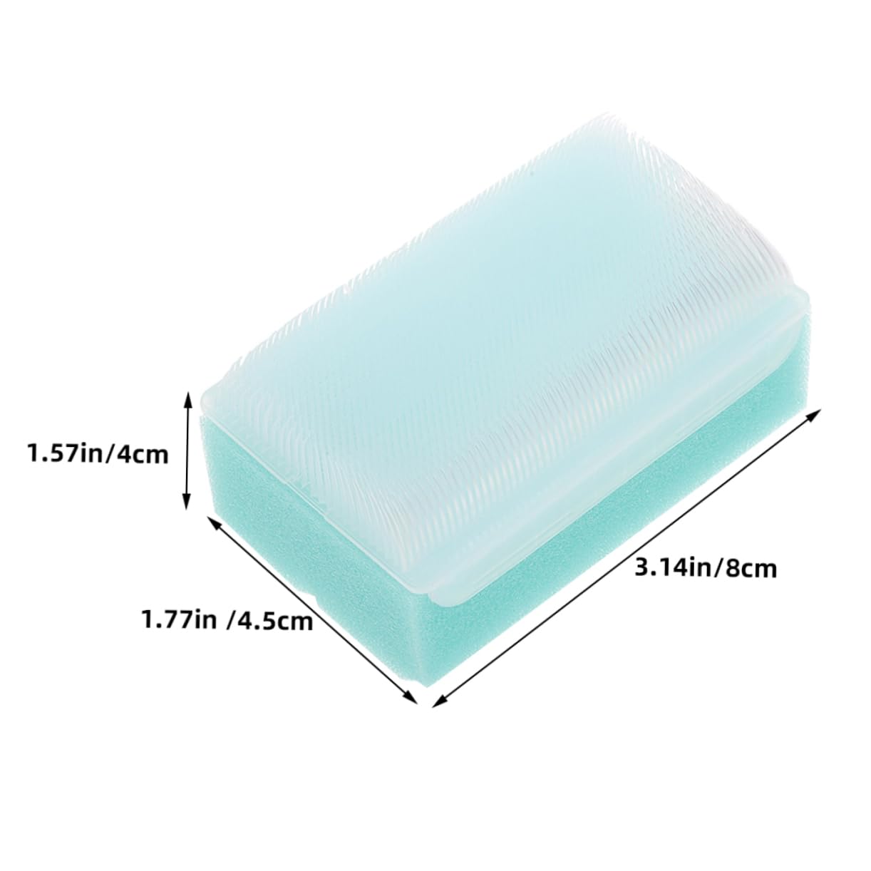 HANABASS 2pcs Bath Brush Soft Sponge Massage Brush for Newborns Gentle Sensory Training Comfortable Bathing Experience Portable for Showers