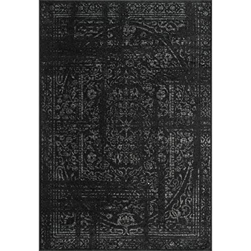 Nuloom Arlena Vintage Traditional Area Rug, 4' X 6', Black #TOP2