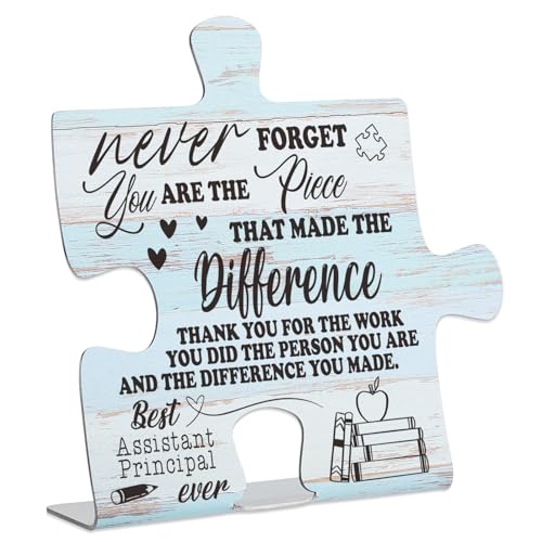 Best Assistant Principal Ever Desk Decorative Sign