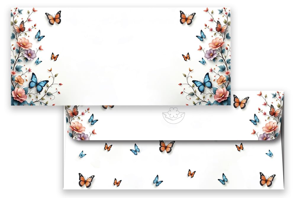 Mehta Envelope Mfg Co. Shagun Lifafa/Money Gift Envelope Digital Print in Pearl Finish 200 GSM Thick Paper Size : 18.41 x 8.25 cm (7.25 x 3.25 Inches) Pack of 10 SKU ME-01050 2
