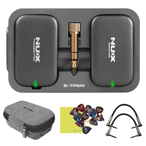 Liquid Audio NUX���C�����X�C���C���[���j�^�[�V�X�e�� (B-7PSM 5.8GHz) �o���h���BStrukture S6P48 �D�蒼�p�p�b�`�P�[�u��2�{�A�t�F���_�[�M�^�[�s�b�N12�{�A�y�햁���N���X�t���B