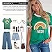 heekpek Camisetas Mujer Manga Corta con Estampado Vintage Top Manga Corta Mujer...