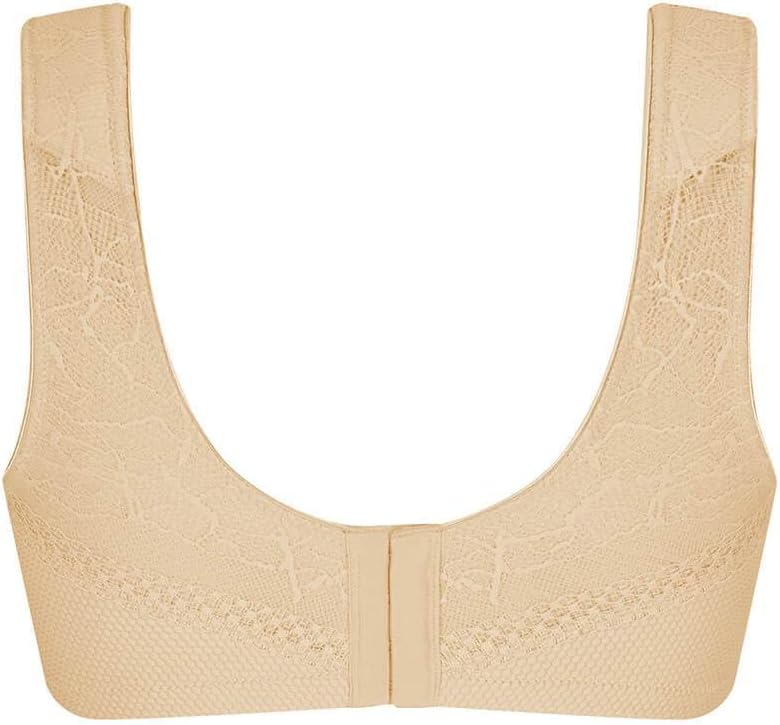 Amoena Womens Leslie Wire-Free Lymphodema Comfort Soft Pocketed Bra - Supports/Stimulates Lymp Flow