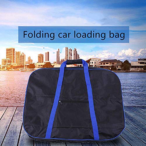 Bolsa de bicicleta acolchada y resistente para modelos plegables rojos 7