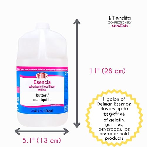 Miniatura 7 de Deiman Esencia de mantequilla aromatizante artificial para alimentos (1.06 galones)