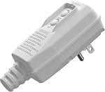 ELEGRP G1215PA G20PAS Patented Auto Monitoring GFCI Replacement Plug Assembly, Auto Reset 15A Grounded 3 Wires 3 Prongs for Smart Toilet, Power Pressure Washer, Pool Pump etc, UL, 1 Pack, White