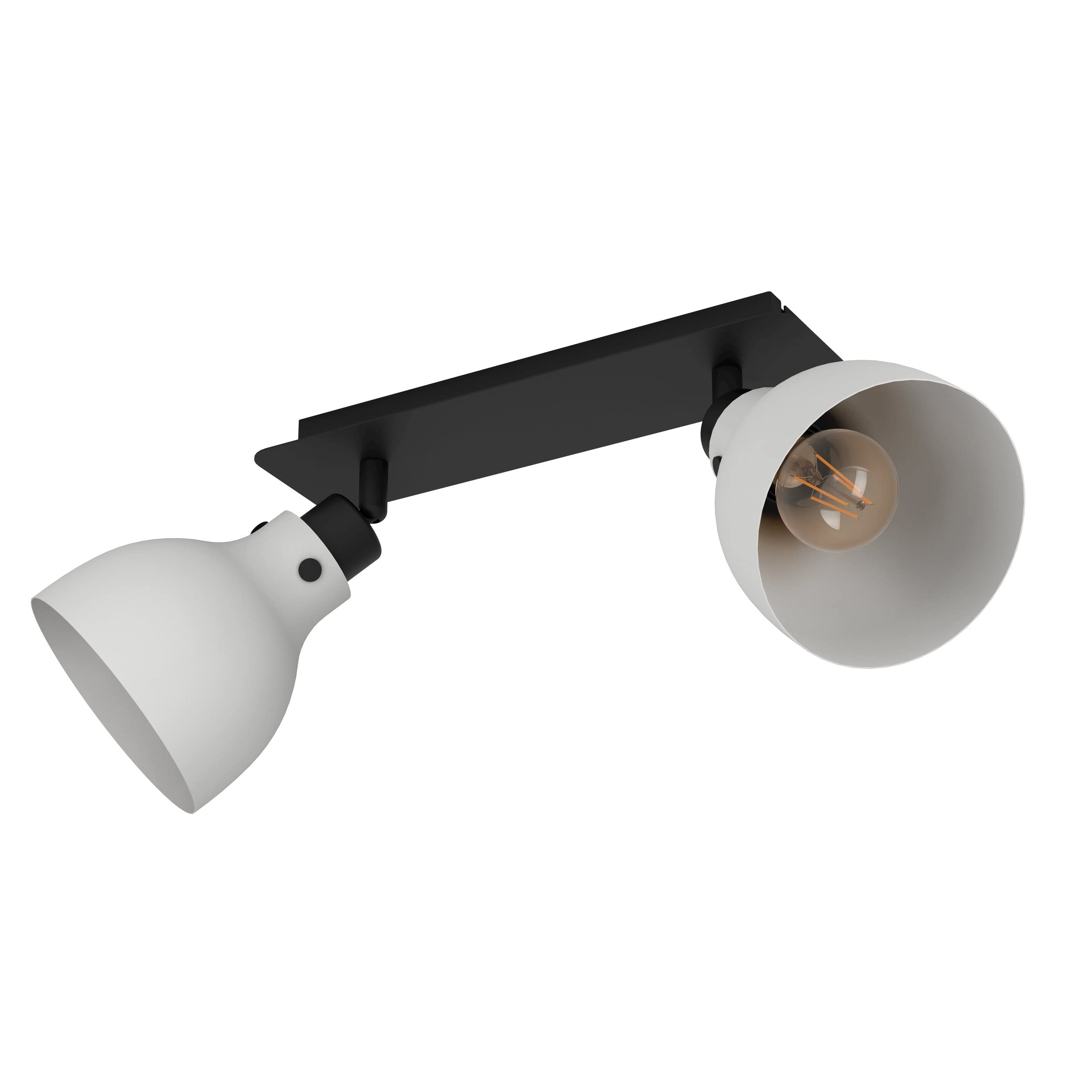 Eglo Black/Grey Matlock Twin Spotlight In A And Pale Finish
