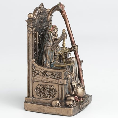 Figura Santa Muerte Sentada 8.57 cm Decoración Hogar miniatura 7