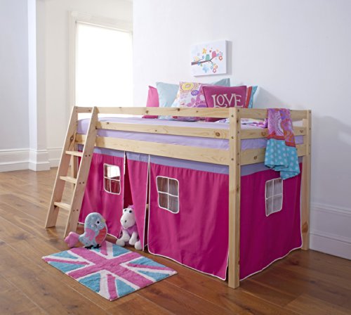 Noa and Nani Cabina Cama Tienda de campaña para Midsleeper Cama en elección de Colores (Rosa)