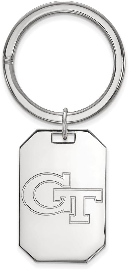 Georgia Tech Key Chain (Sterling Silver)