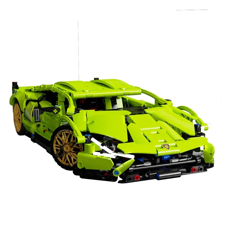 Reobrix TAIGAOLE T2007 Technik Rennwagen Modellauto Bausatz im Maßstab 1:14, Supersportwagen, Modellbausatz…