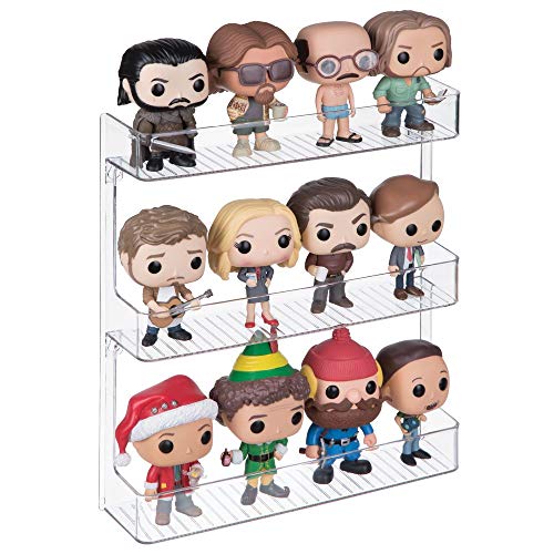 mDesign Nagellackregal als Wandregal - stilvolle Kosmetikablage mit 3 Ebenen für das Badezimmer zur Wandmontage… – Bild 5