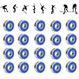 schweizer kugellager hersteller Skateboardlager: 20 Stück Skate-Lager, 2 Farben, Rot und Silber, 10 Stück je Farbe; Innendurchmesser ist 8 mm und Außendurchmesser ist 22 mm, 7 mm in der Dicke.Material: Karbon-Stahl. Hohe Temperaturbeständigkeit, in der Lage, in einem Temperaturbereich von 20-200℃oder so zu arbeiten.