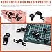 Tanstic 25Pcs Black Two Hole Pipe Strap, 3/16” Two Hole Strap U Bracket Rigid Pipe Strap Pipe Strap Clamp with Phillips Modified Truss Head Wood Screws for Fixing Pipe, Conduit, U Bracket