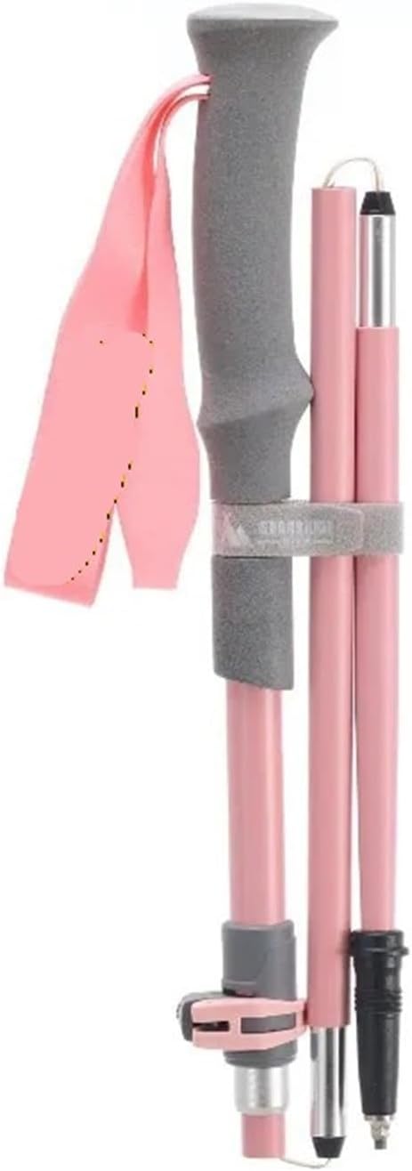 Outdoor Carbon Fiber, Lightweight Folding, Retractable Trekking Poles, Essential for Mountaineering